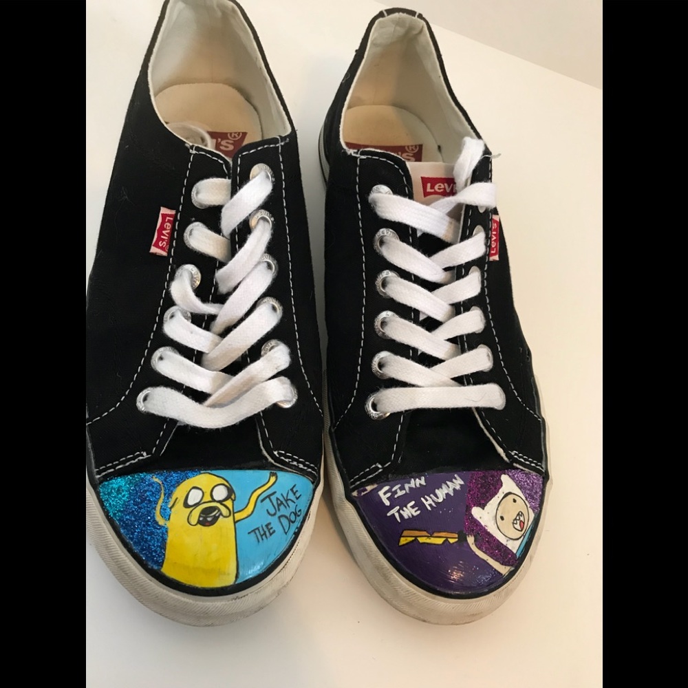 Custom made levi shoes. - Picture 2 of 7